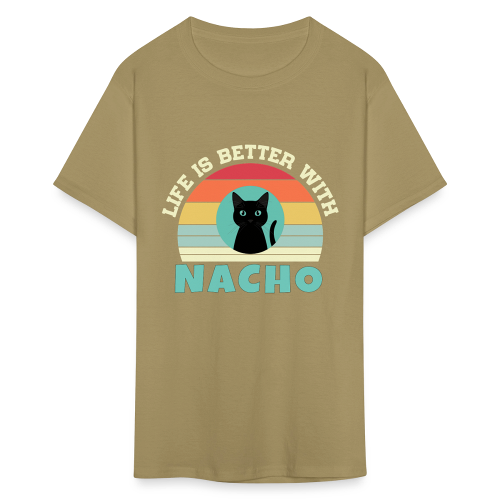 Life is better with Nacho T-shirt - khaki