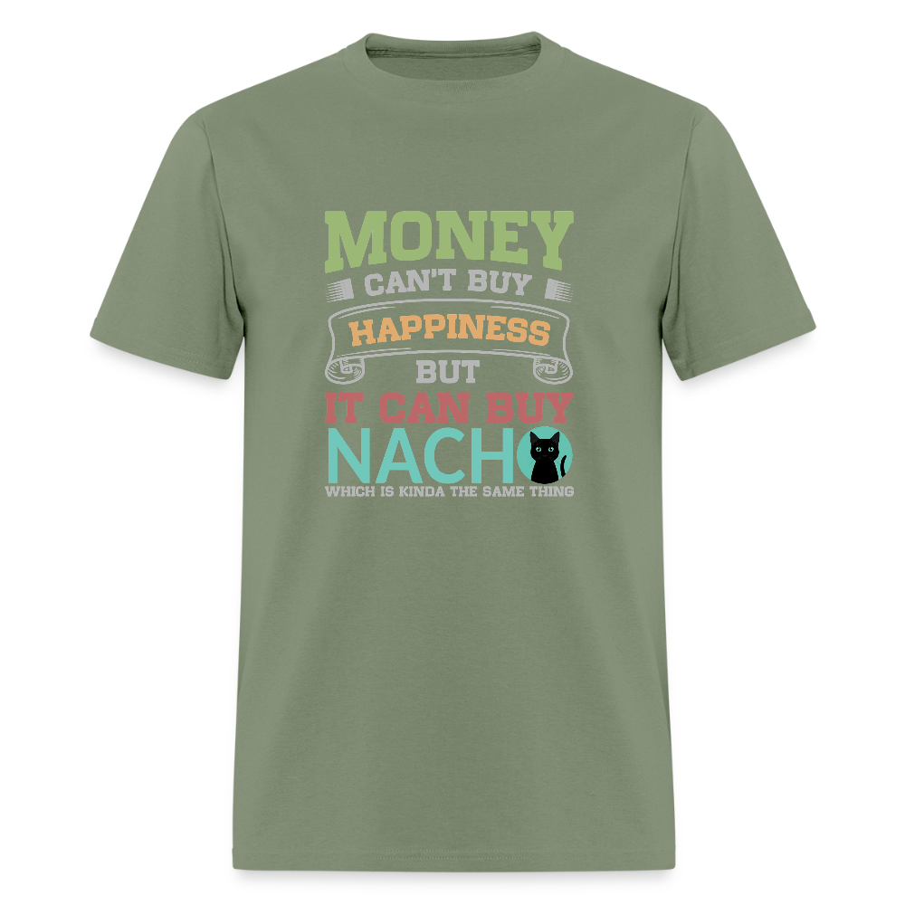 Money Can’t Buy Happiness Nacho - military green