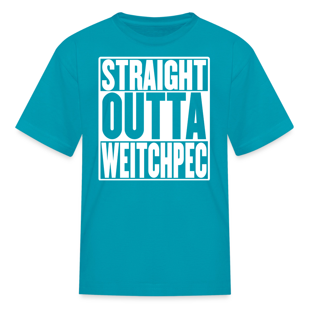 Straight Outta Weitchpec Toddler T-Shirt - turquoise