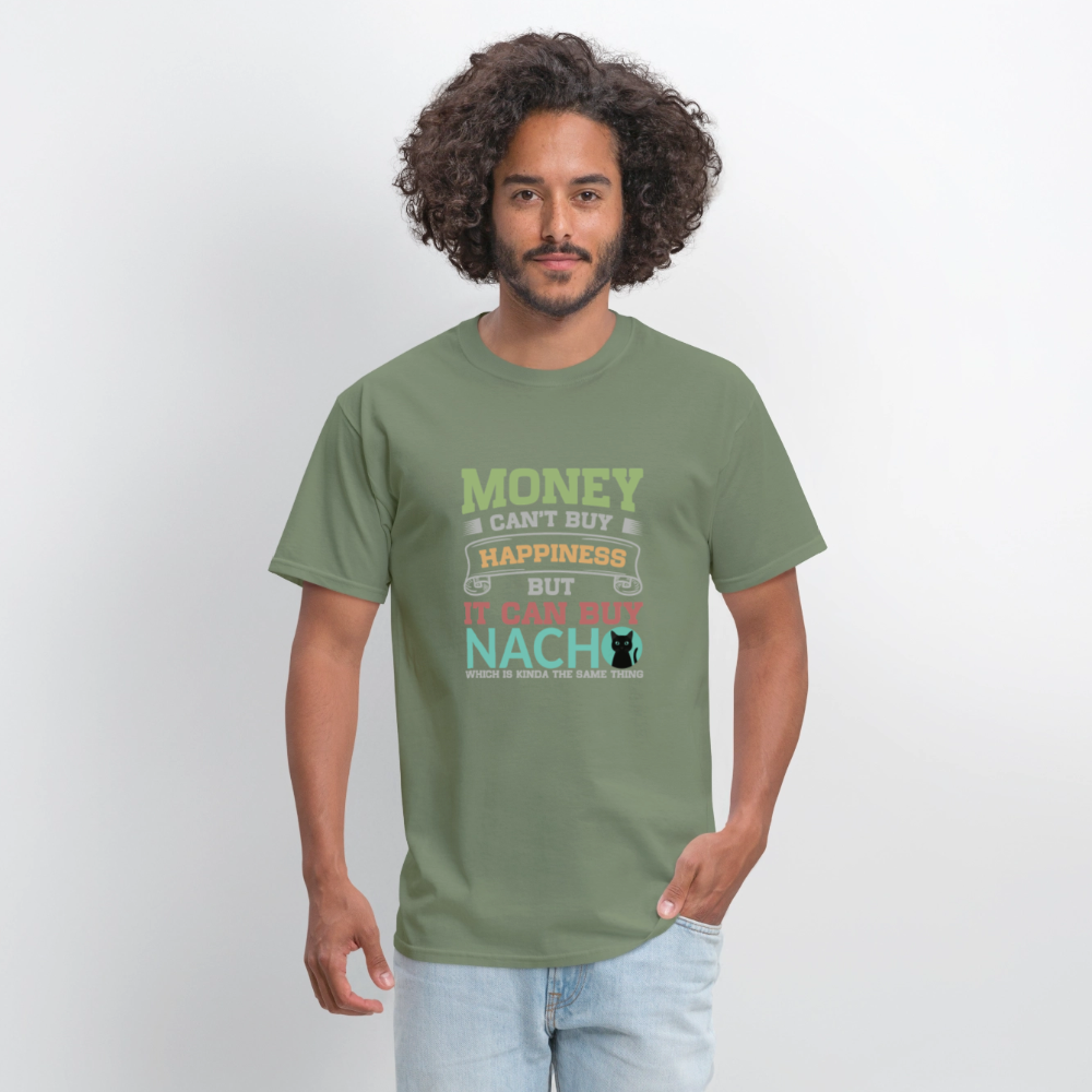 Money Can’t Buy Happiness Nacho - military green