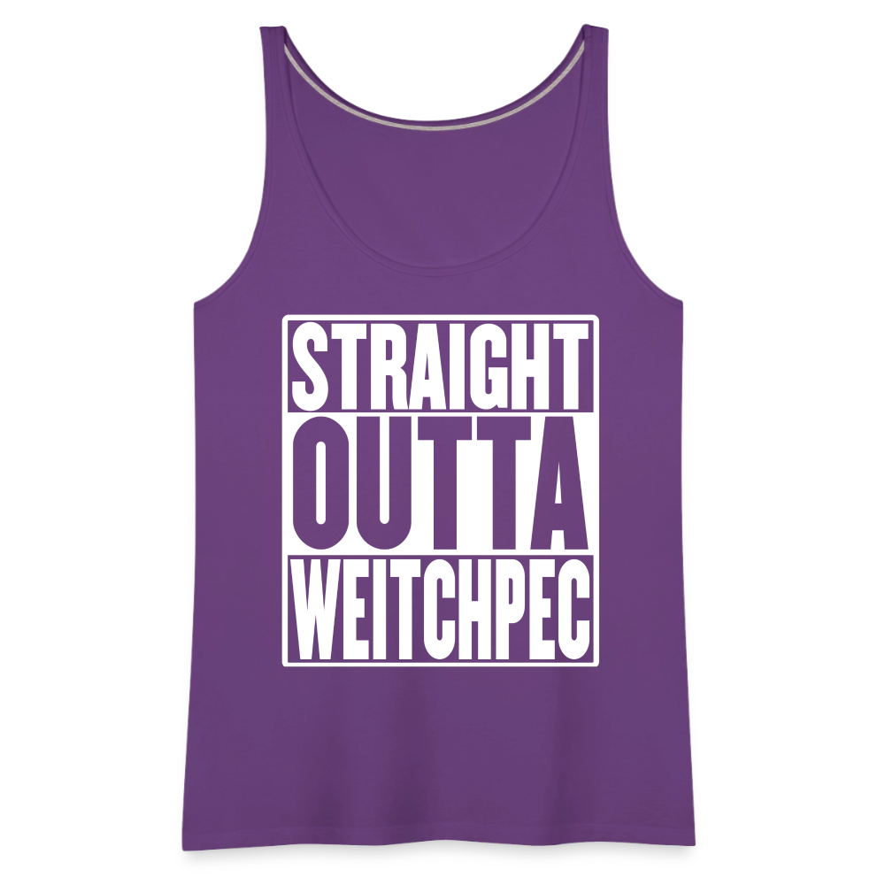 Straight Outta Weitchpec Women’s Premium Tank - purple