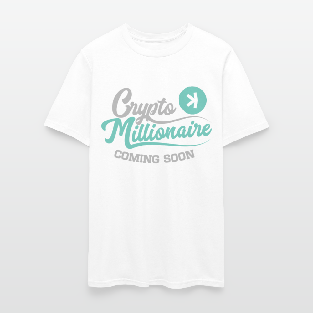 Crypto Millionaire Coming Soon Kaspa Logo - white