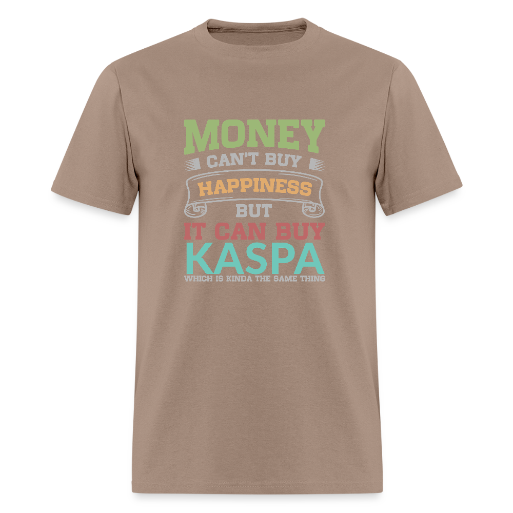 Money Can’t Buy Happiness Kaspa Shirt - brown savana