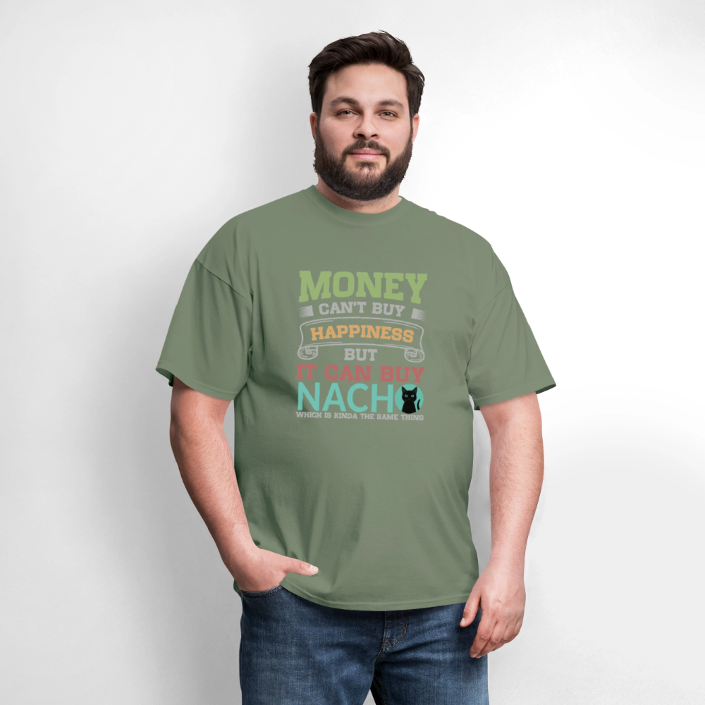 Money Can’t Buy Happiness Nacho - military green