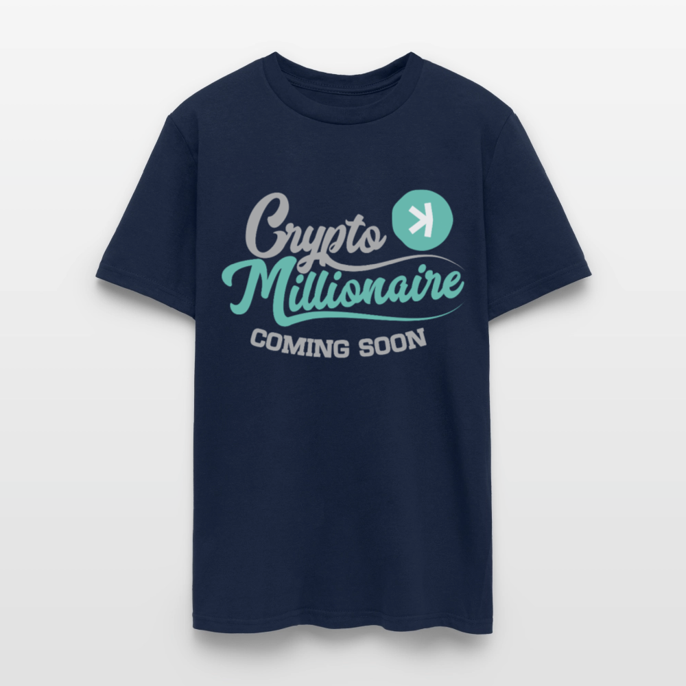 Crypto Millionaire Coming Soon Kaspa Logo - navy