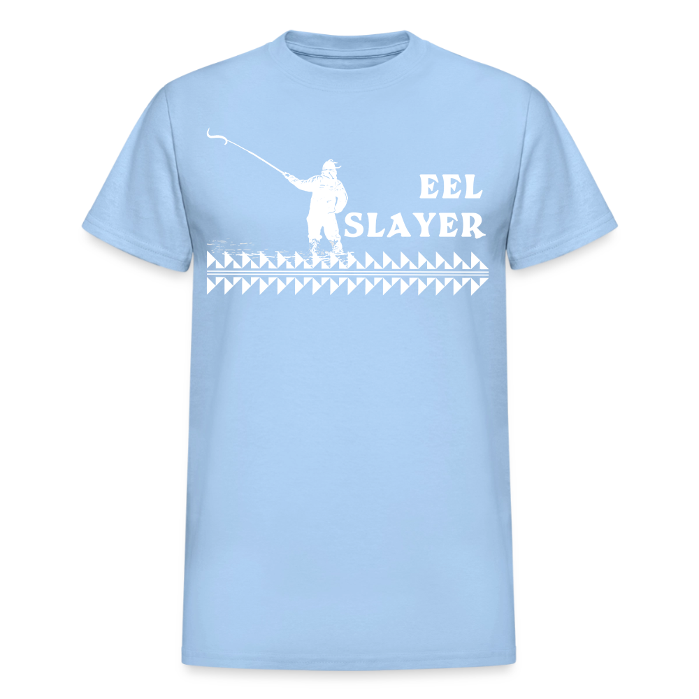 Eel Slayer Ultra Cotton Adult T-Shirt - light blue