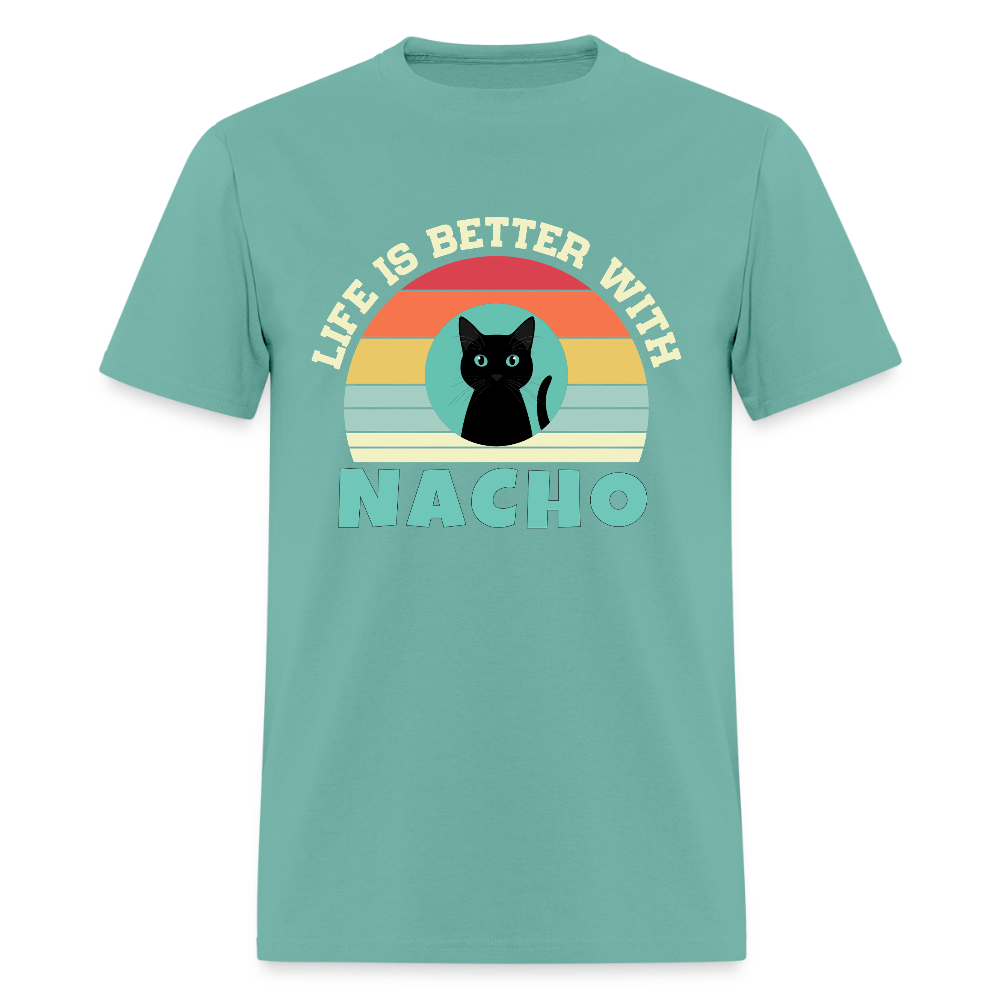 Life is better with Nacho T-shirt - aquatic
