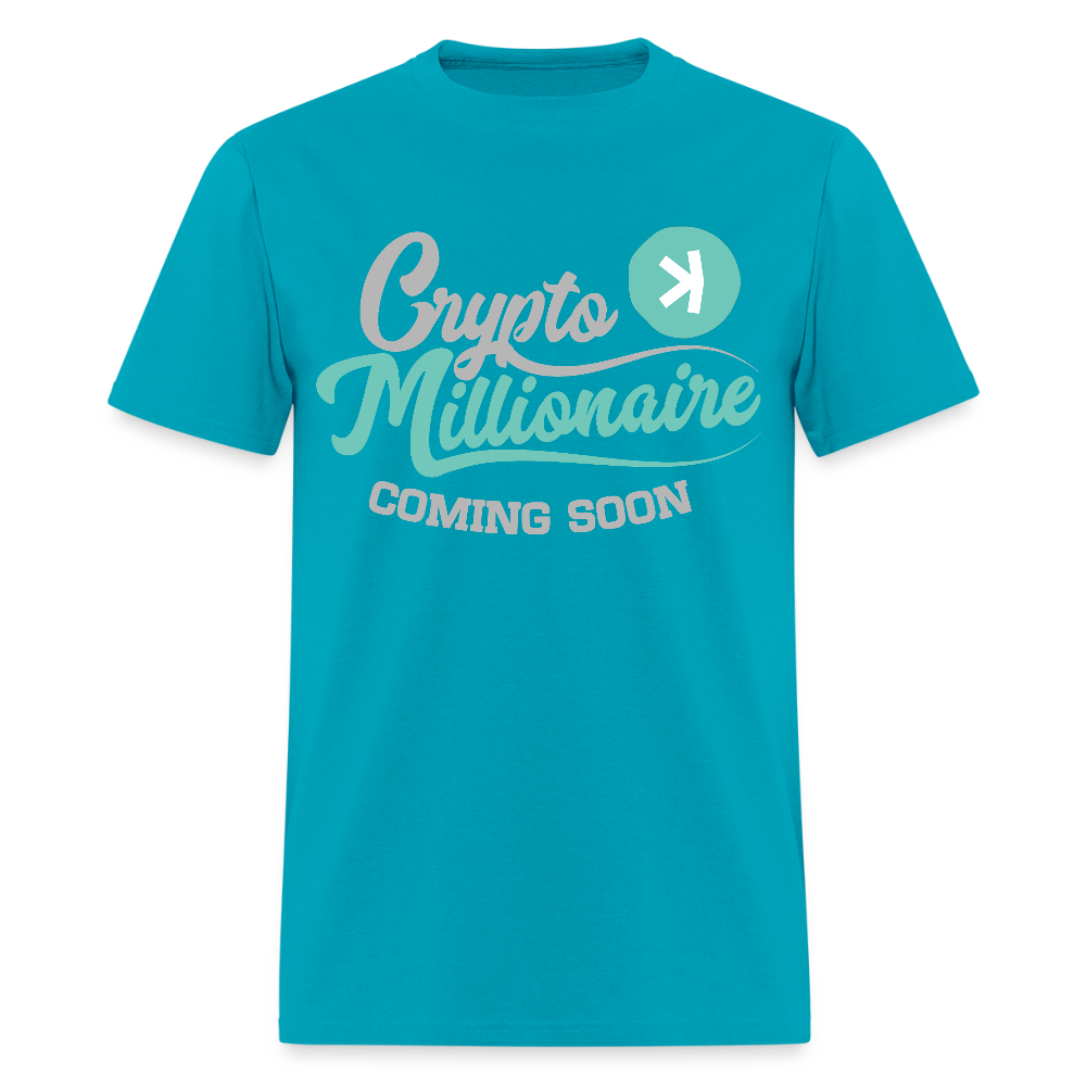 Crypto Millionaire Coming Soon Kaspa Logo - turquoise