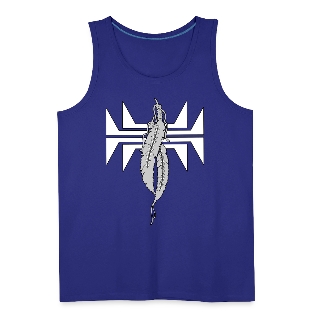 Frog Feathers Men’s Premium Tank - royal blue