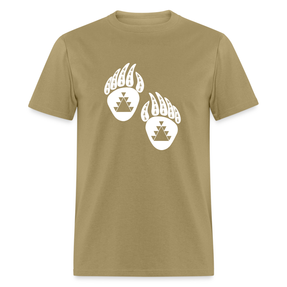 Bear Claws Unisex Classic T-Shirt - khaki