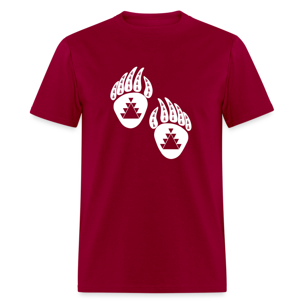 Bear Claws Unisex Classic T-Shirt - dark red