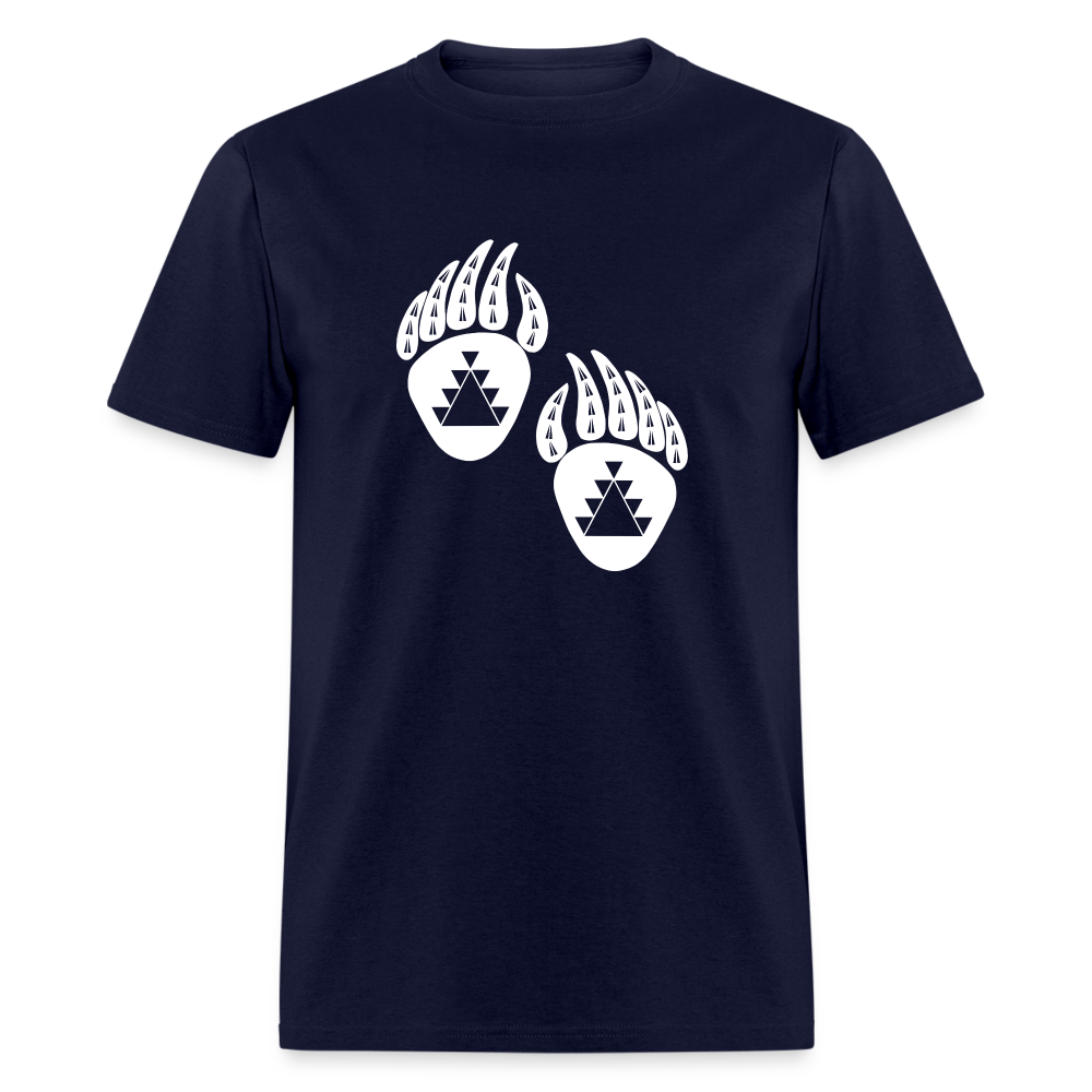 Bear Claws Unisex Classic T-Shirt - navy