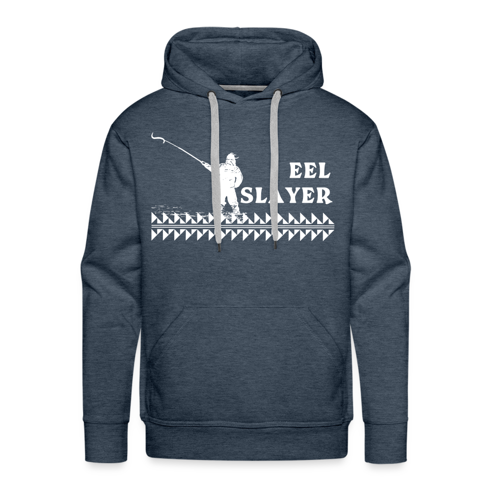 Eel Slayer Men’s Premium Hoodie - heather denim