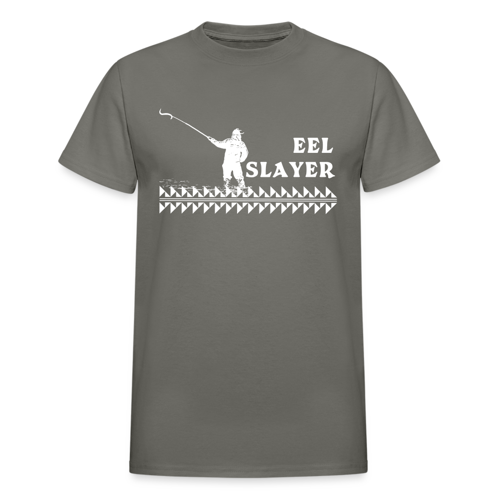 Eel Slayer Ultra Cotton Adult T-Shirt - charcoal