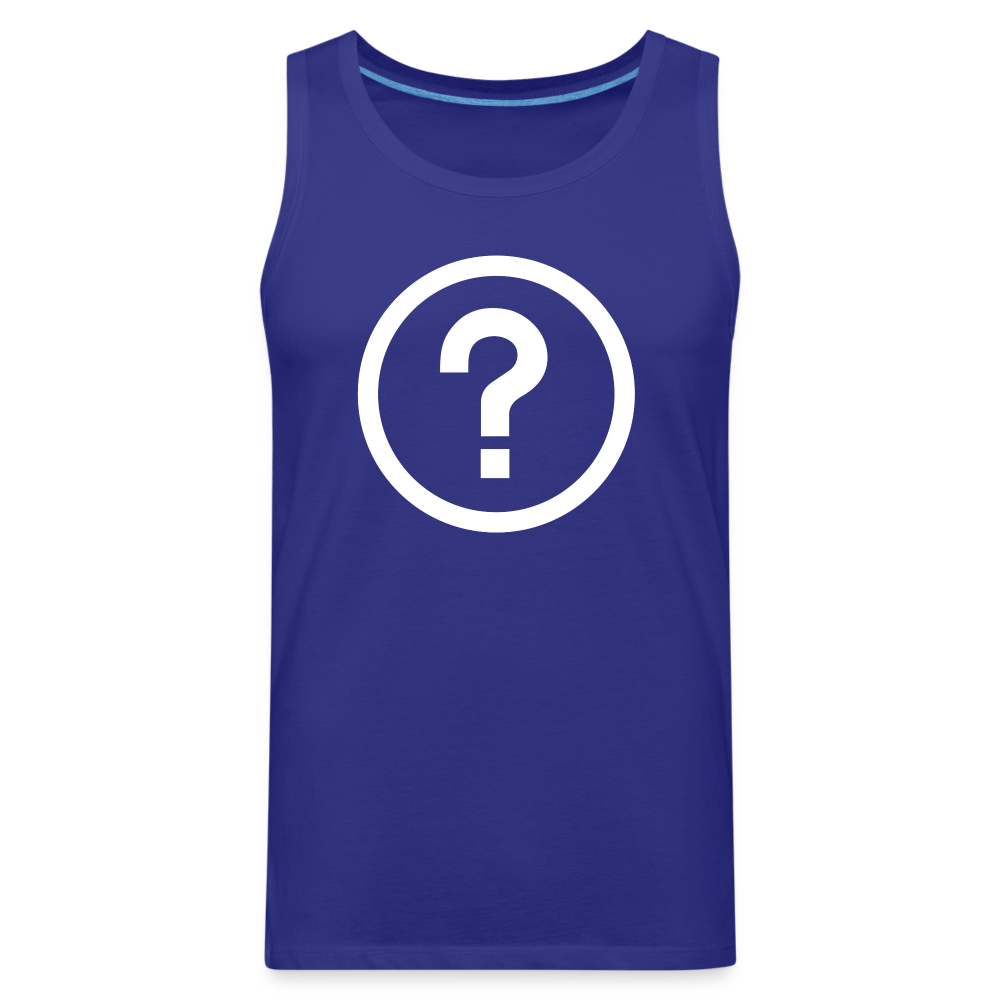 Huh? Men’s Premium Tank - royal blue