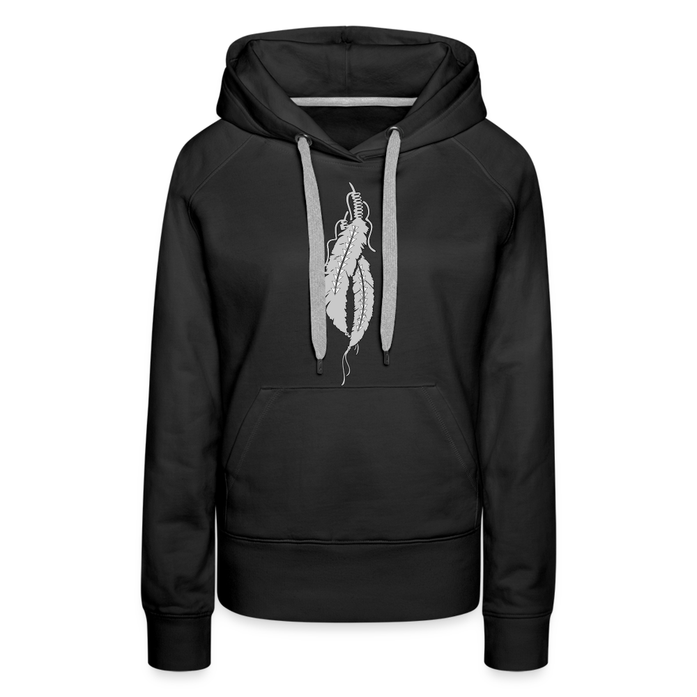 Just Feathers Women’s Premium Hoodie - black