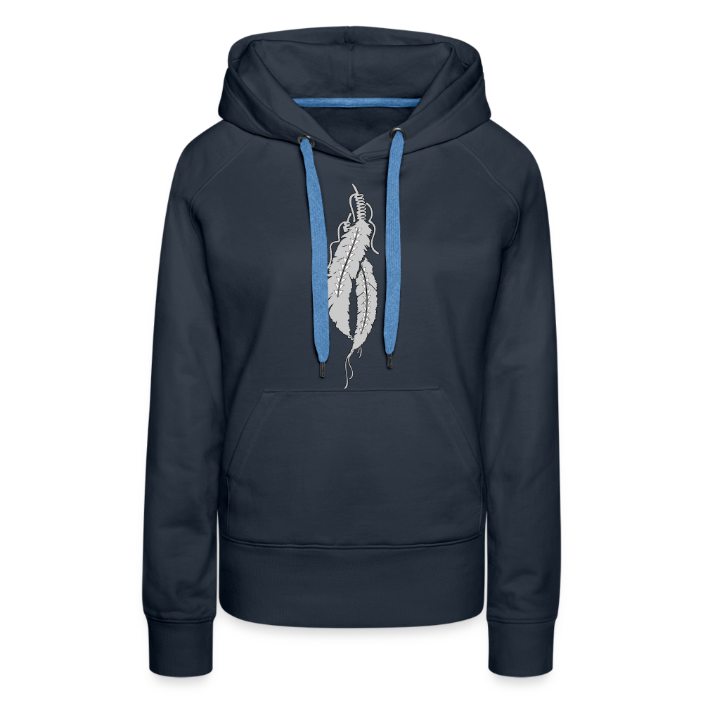 Just Feathers Women’s Premium Hoodie - navy