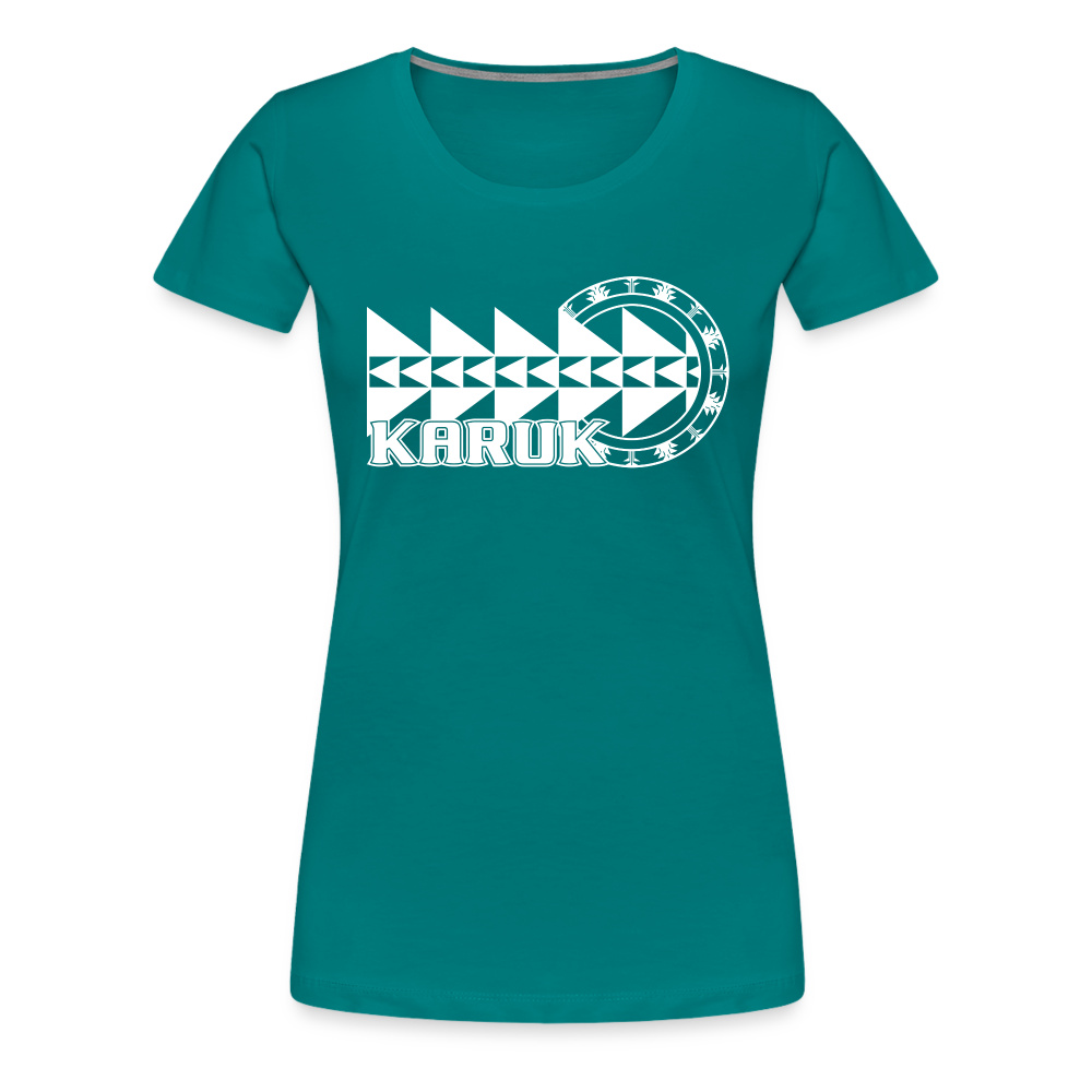 Karuk Women’s Premium T-Shirt - teal