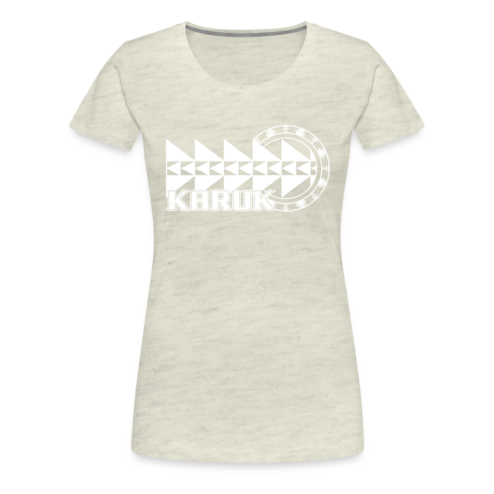 Karuk Women’s Premium T-Shirt - heather oatmeal
