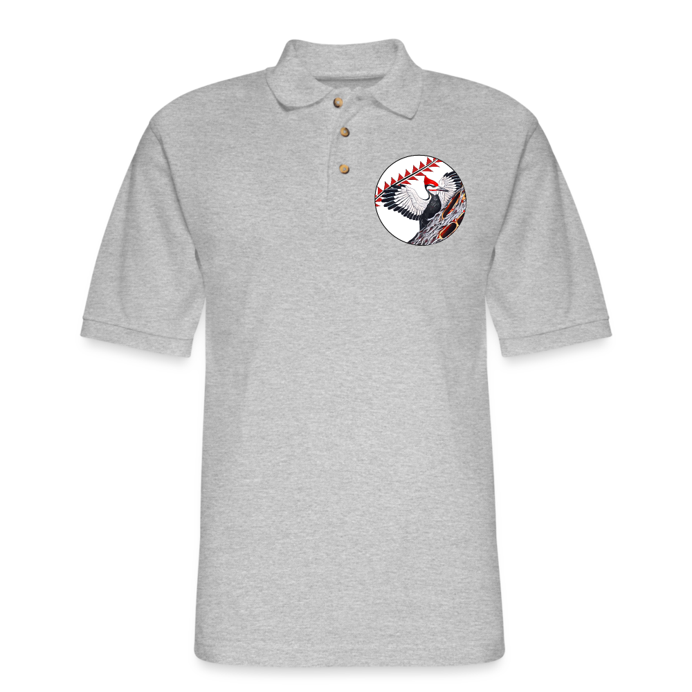Kokonew Men's Pique Polo Shirt - heather gray