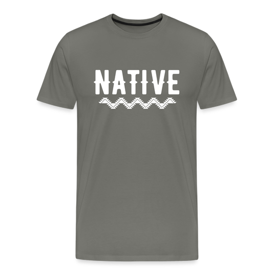 Native Men's Premium T-Shirt - asphalt gray