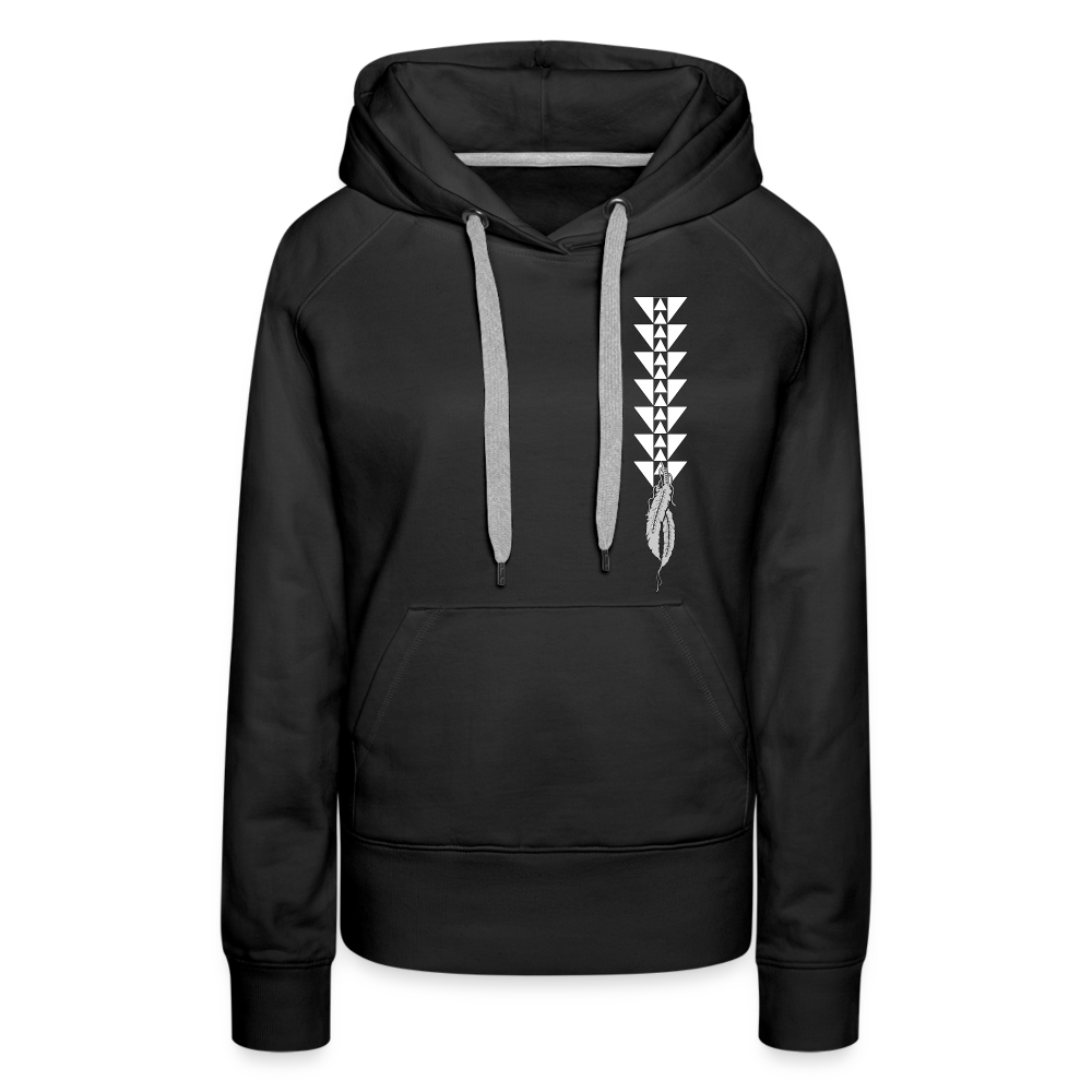 Native Raider Women’s Premium Hoodie - black