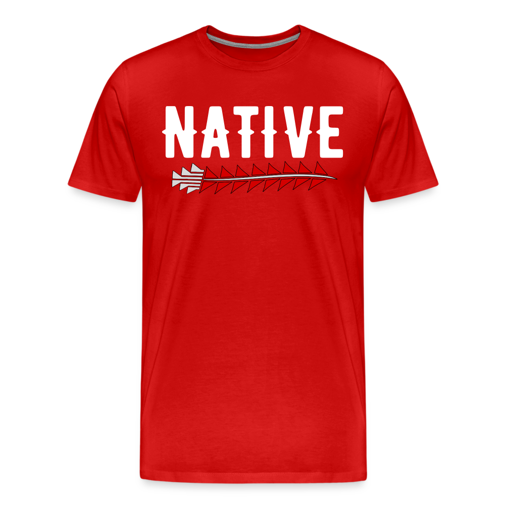 Native Sturgeon Men's Premium T-Shirt - red