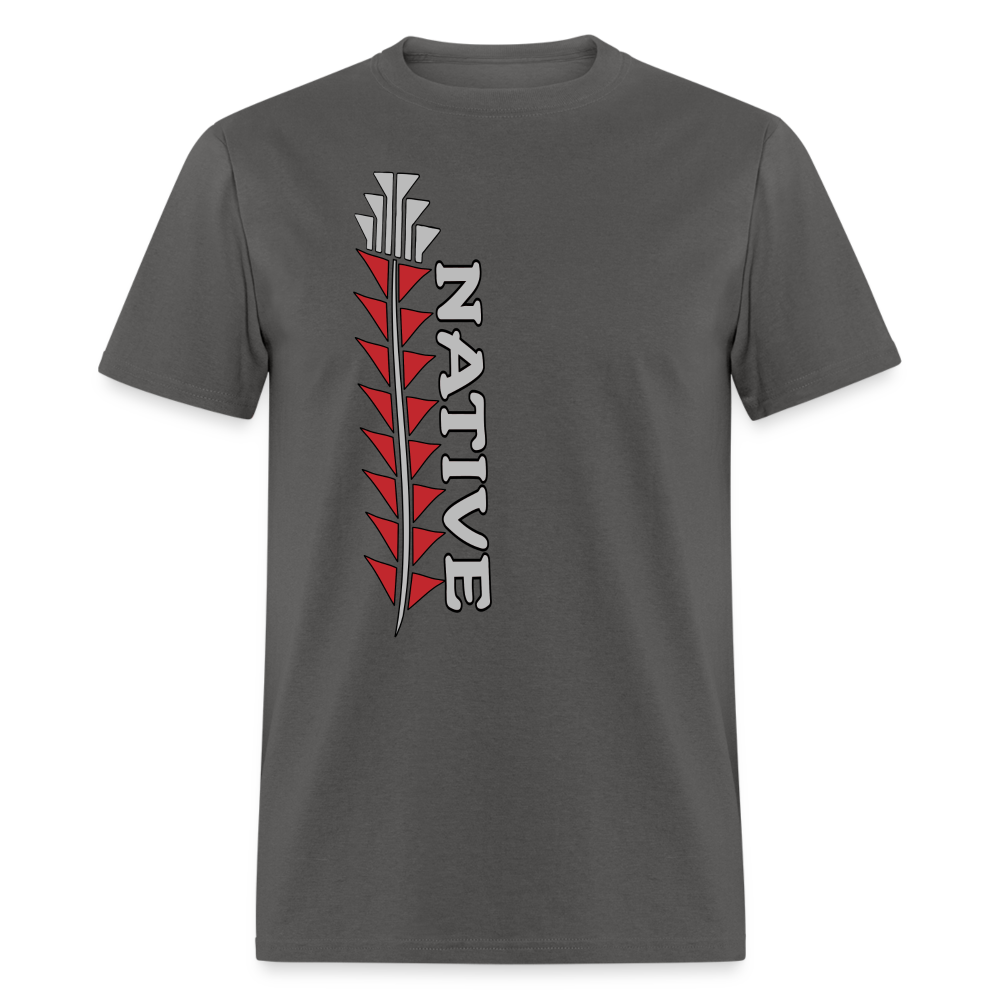 Native Sturgeon Vertical Unisex Classic T-Shirt - charcoal