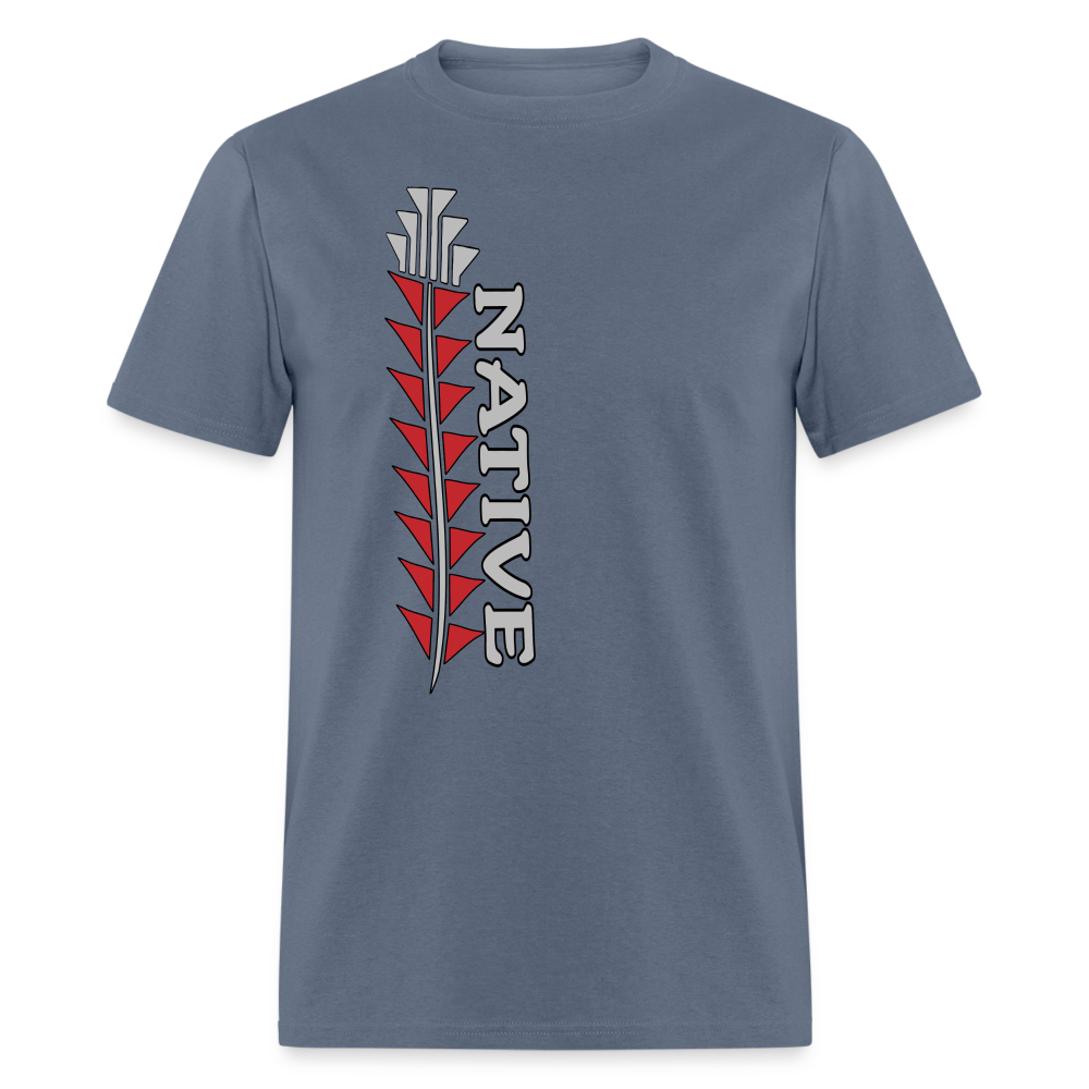 Native Sturgeon Vertical Unisex Classic T-Shirt - denim