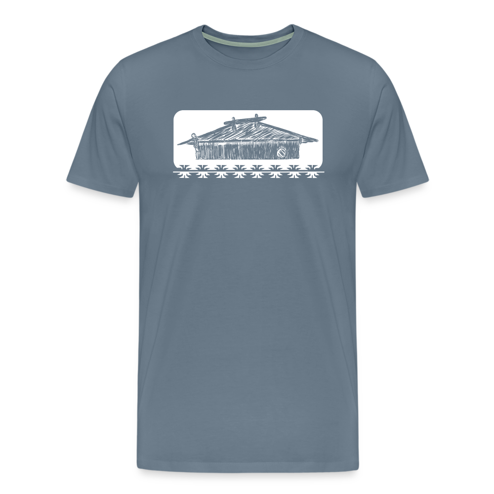 Plank House Men's Premium T-Shirt - steel blue