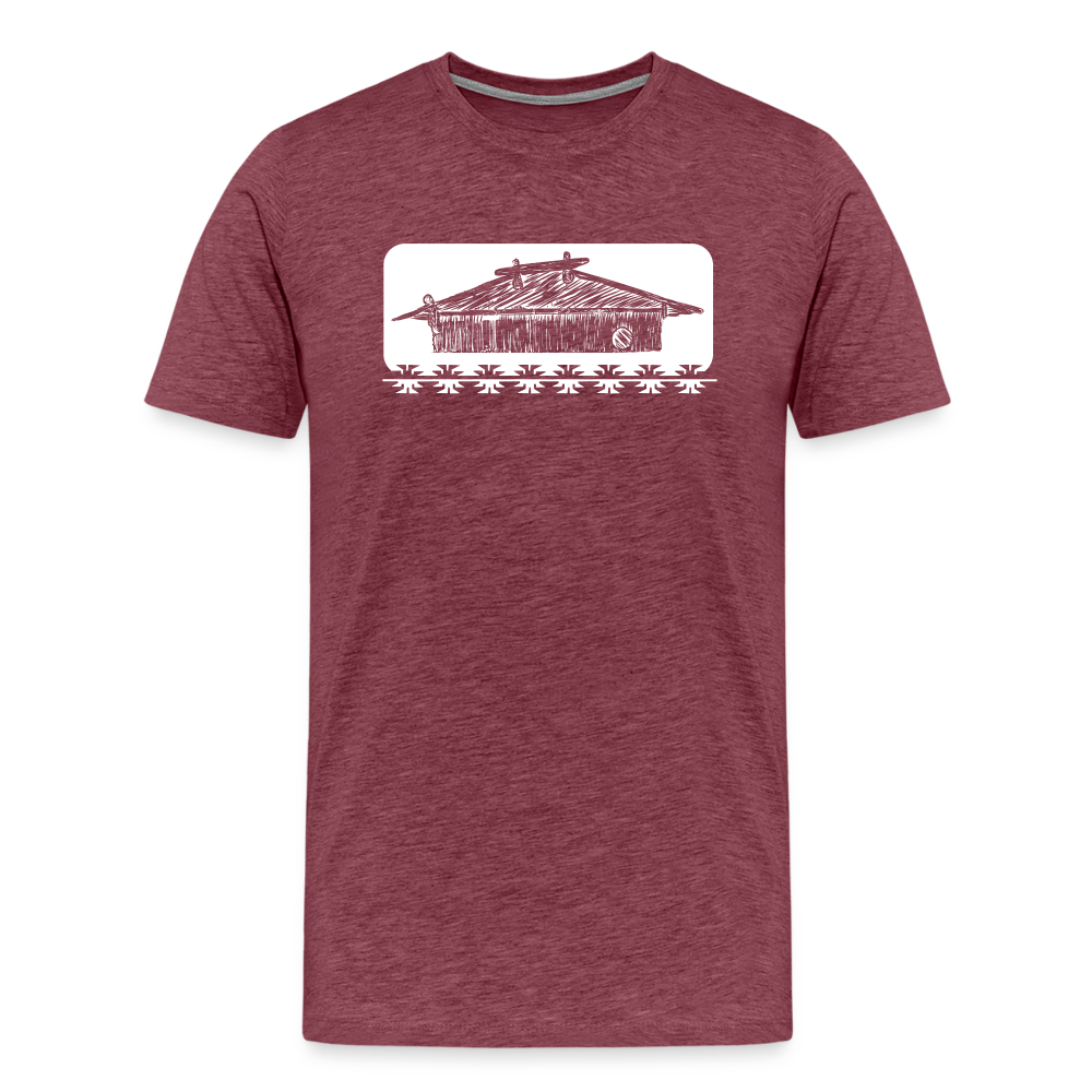 Plank House Men's Premium T-Shirt - heather burgundy