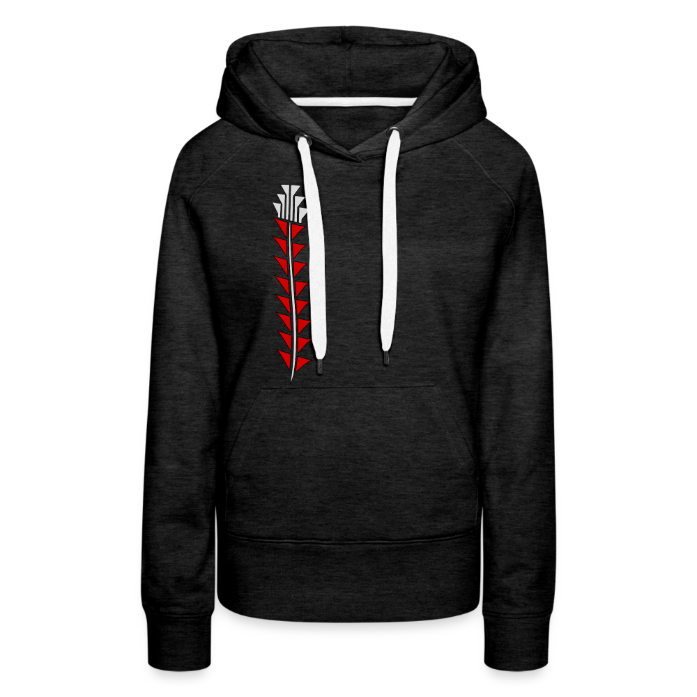 Red Sturgeon Women’s Premium Hoodie - charcoal grey