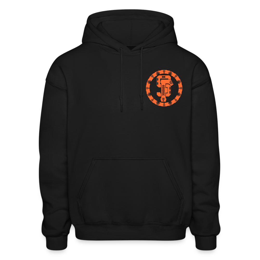 SF Native Gildan Heavy Blend Adult Hoodie - black