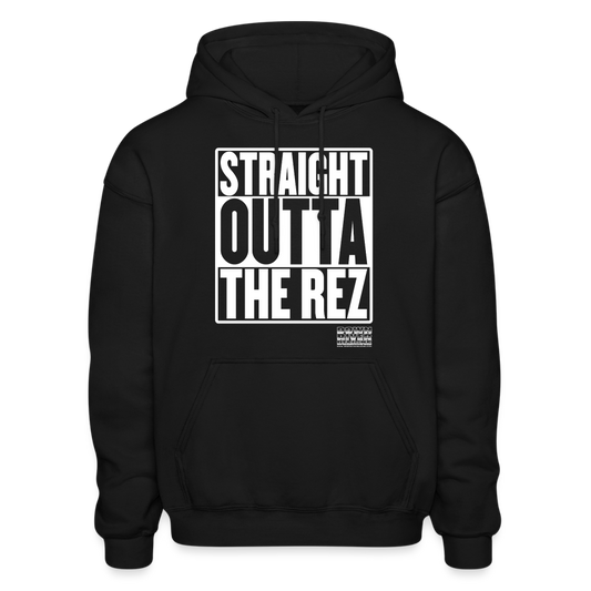 Straight Outta The Rez Men’s Premium Hoodie - black