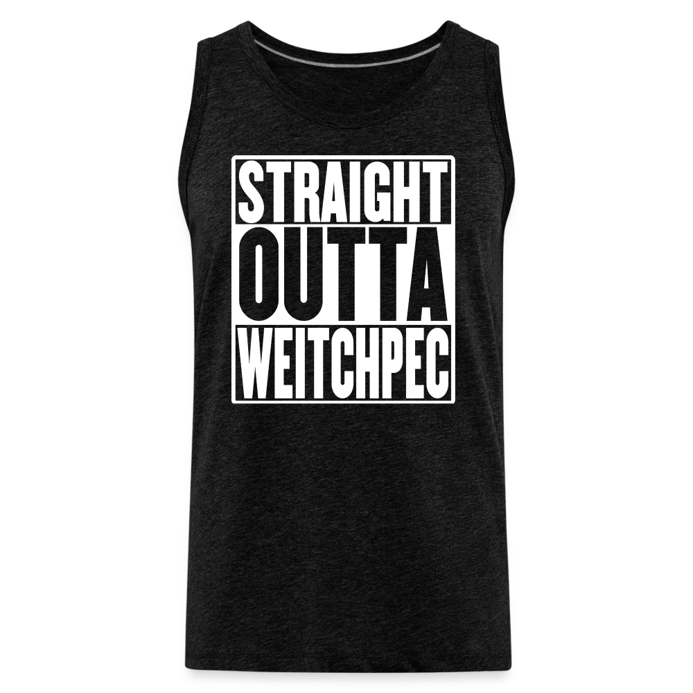 Straight Outta Weitchpec Men’s Premium Tank - charcoal grey