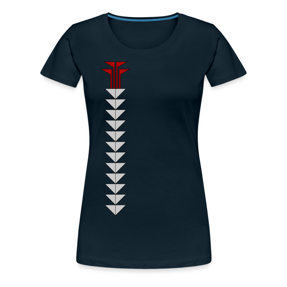Sturgeon Side Women’s Premium T-Shirt - deep navy