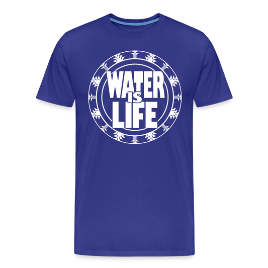 Water Is Life Men's Premium T-Shirt - royal blue