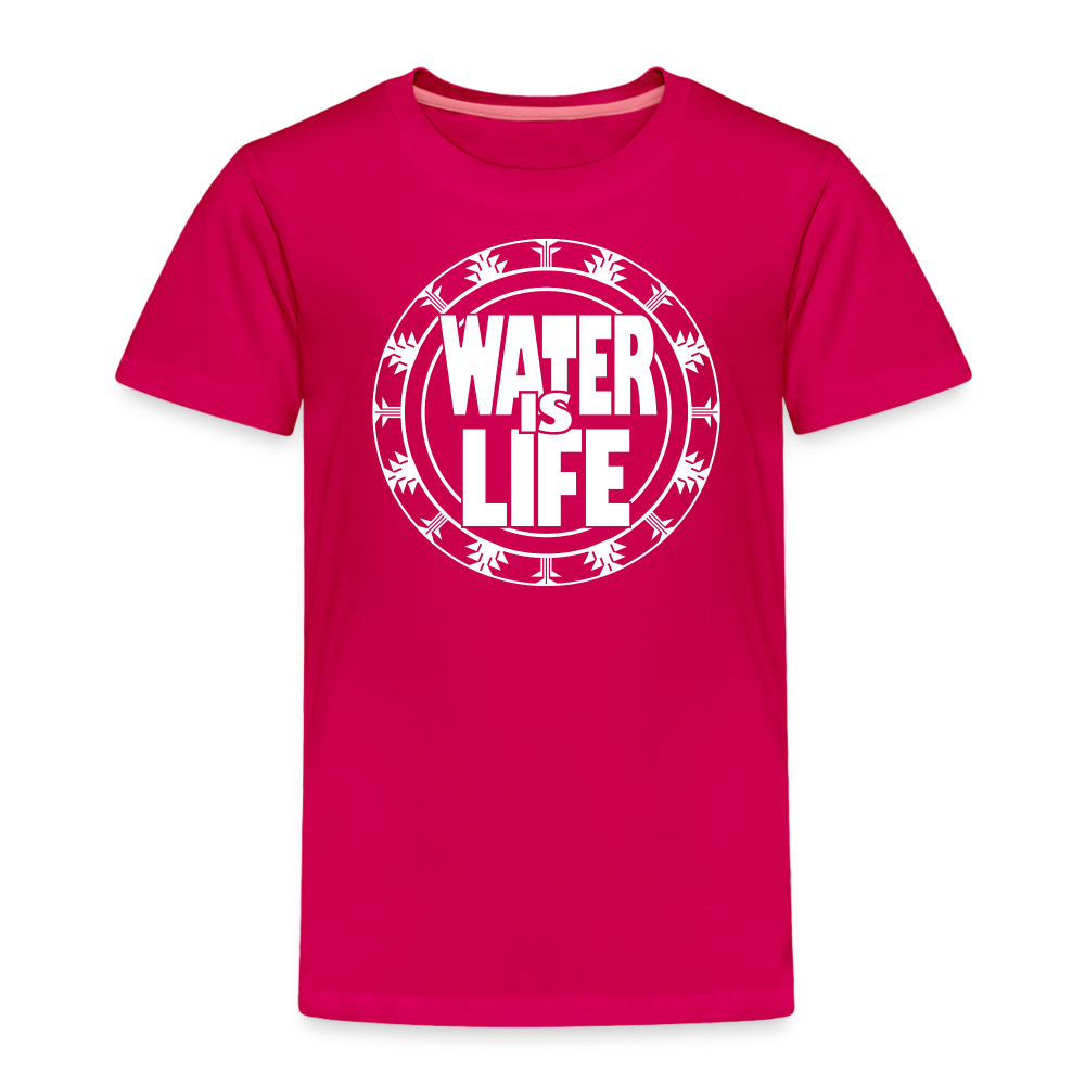 Water Is Life Toddler Premium T-Shirt - dark pink