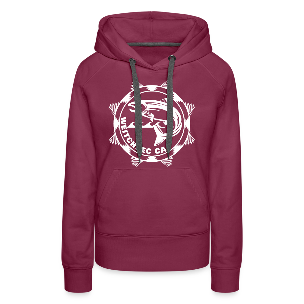 Weitchpec Women’s Premium Hoodie - burgundy