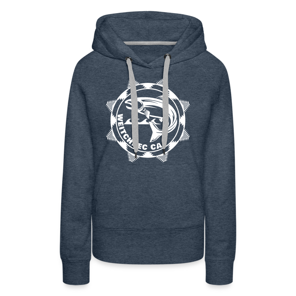 Weitchpec Women’s Premium Hoodie - heather denim