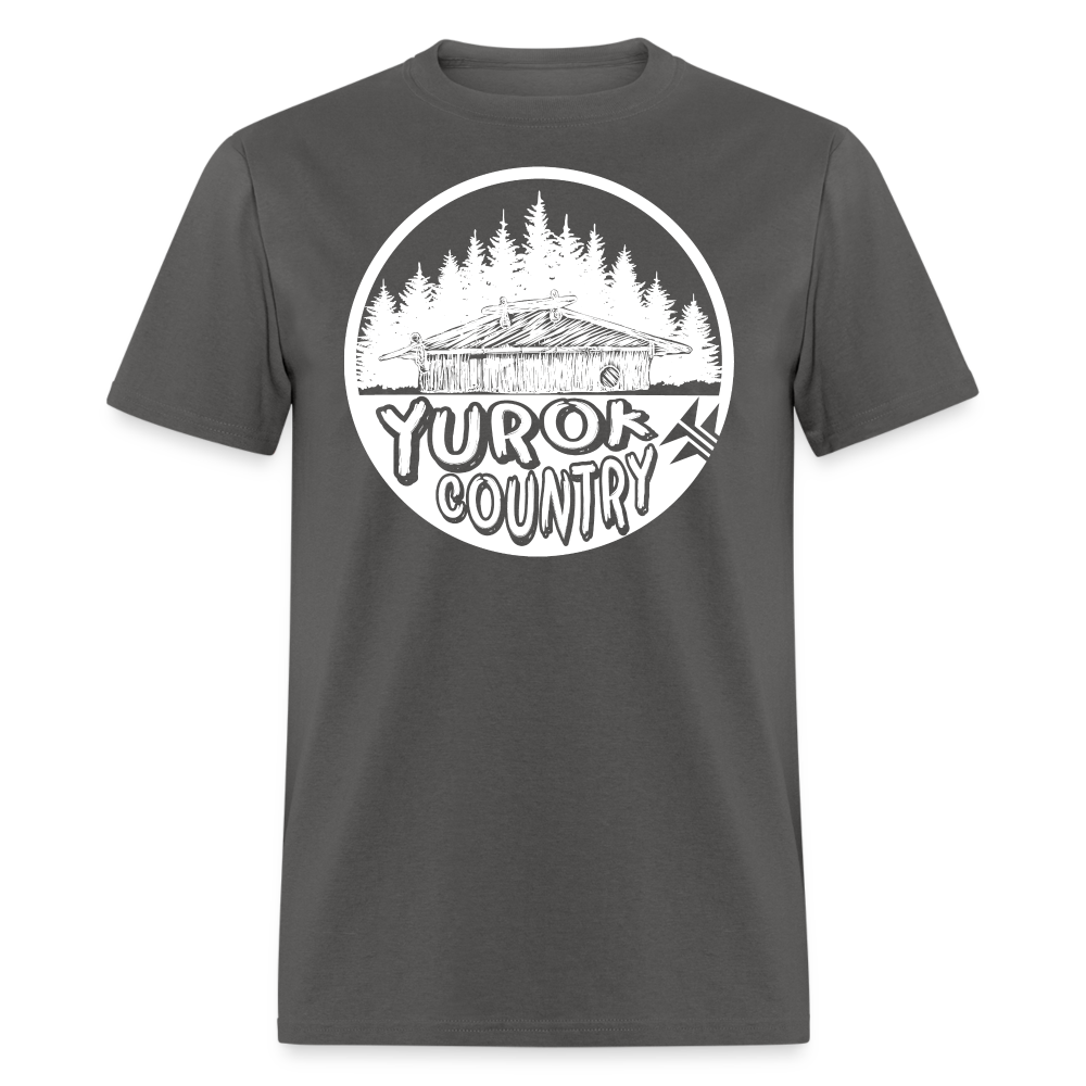 Yurok Country Plank House Classic T-Shirt - charcoal