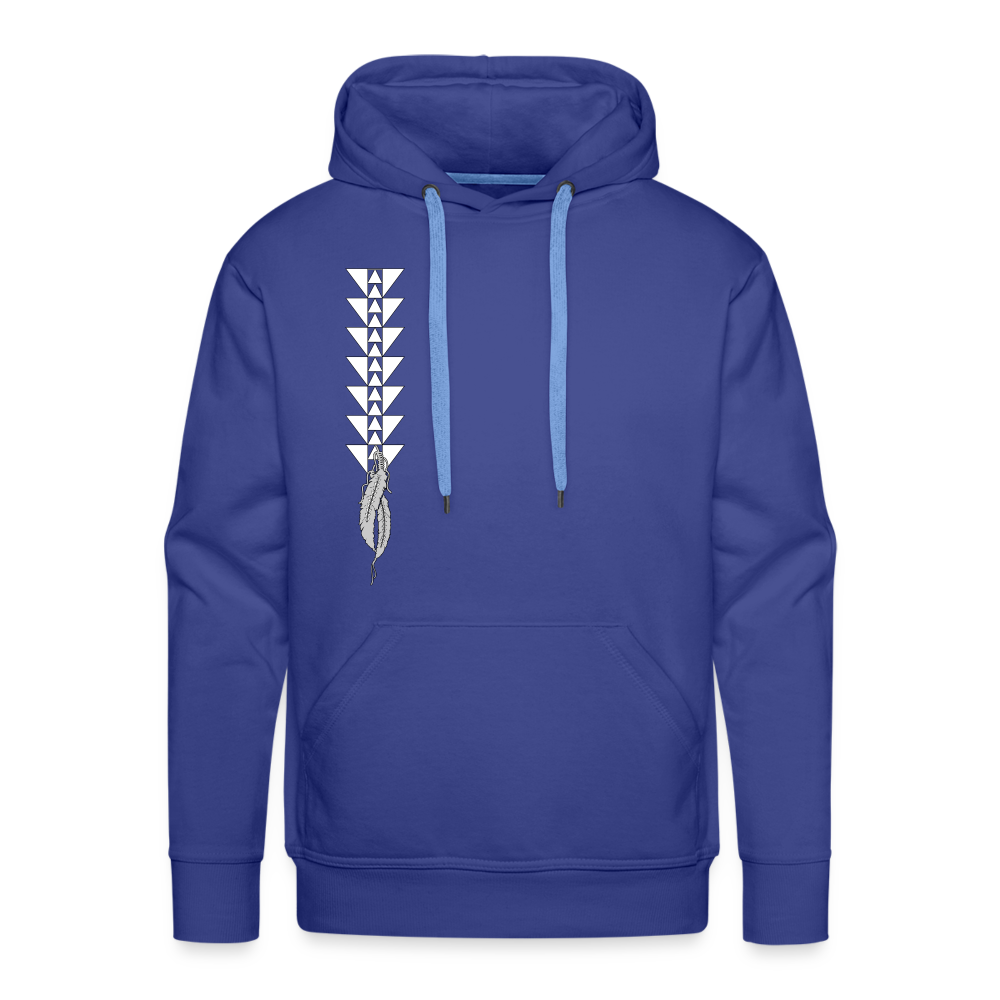Yurok Nation Canoe Men’s Premium Hoodie - royal blue