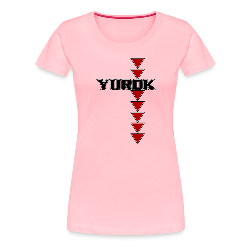 Yurok Sturgeon Back Women’s Premium T-Shirt - pink