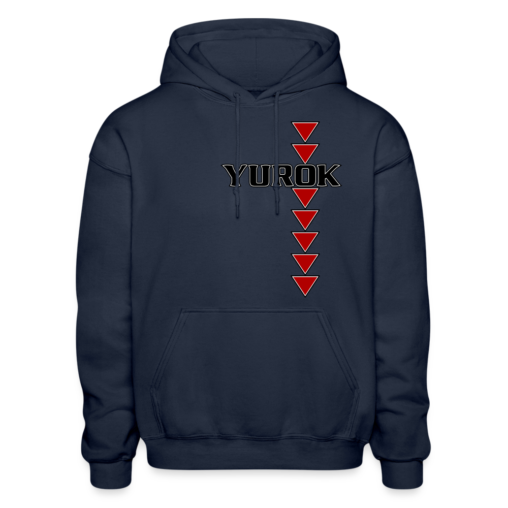 Yurok Sturgeon Gildan Heavy Blend Adult Hoodie - navy