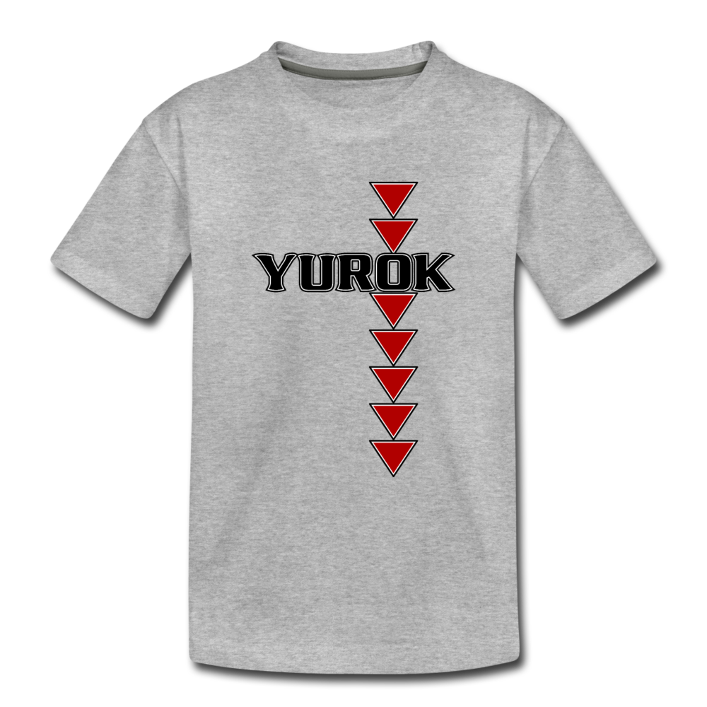Yurok Sturgeon Back Kids' Premium T-Shirt - heather gray