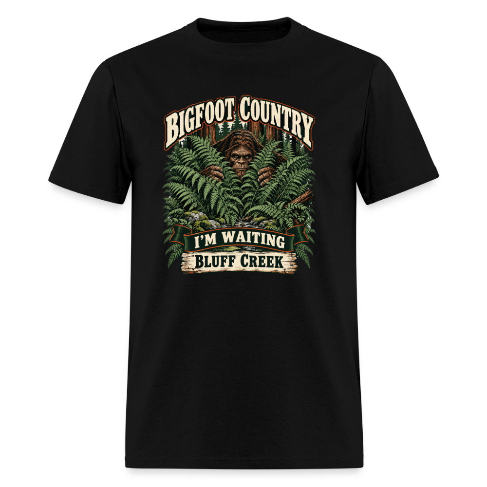 Bigfoot Country Waiting Bluff Creek - black