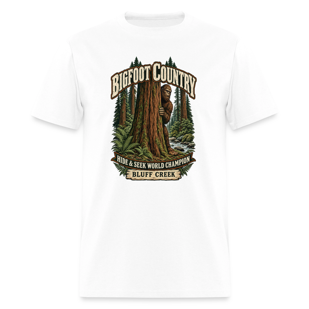 Bigfoot Country Hide & Seek World Champ Bluff Creek - white