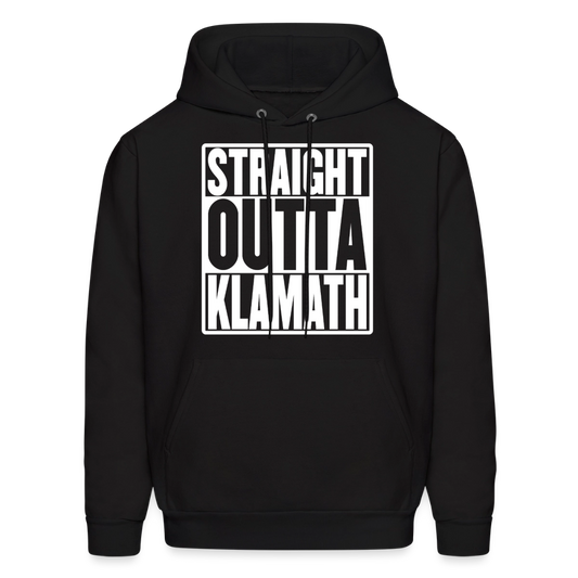 Straight Outta Klamath Men's Hoodie - black
