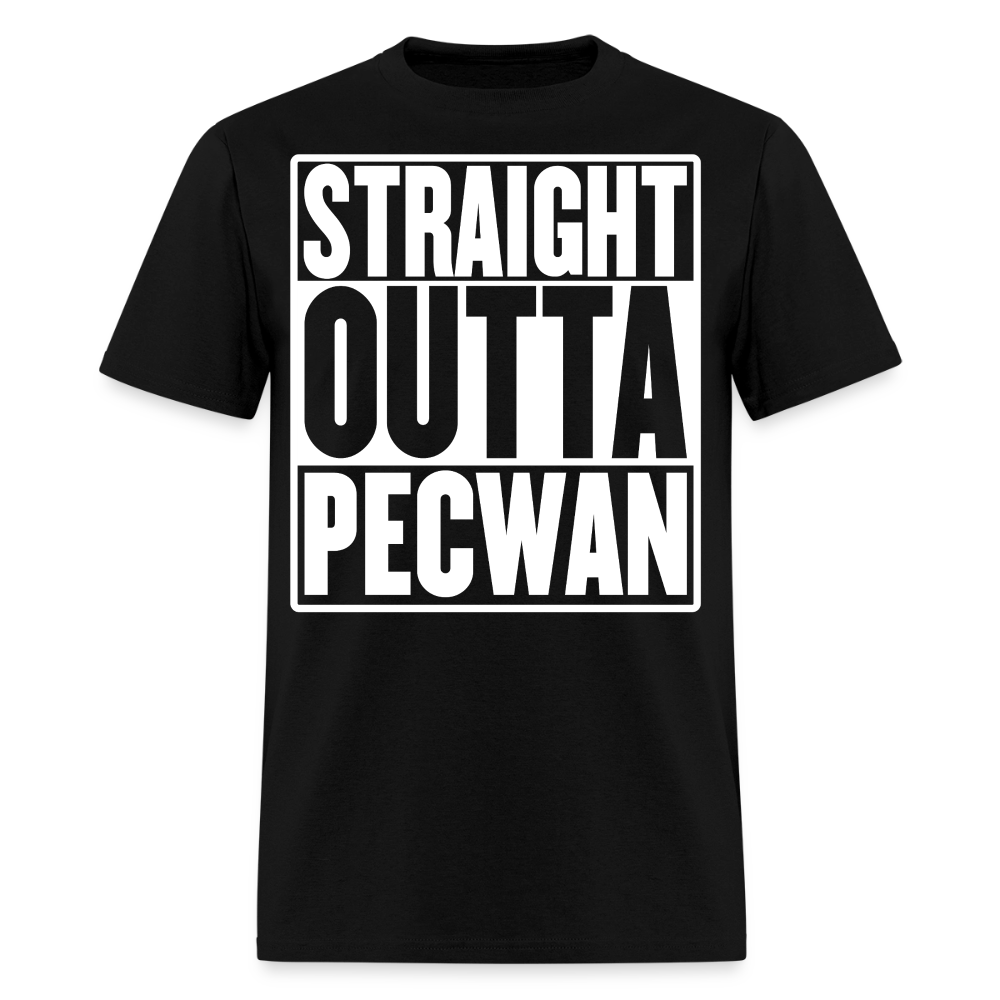 Straight Outta Pecwan Men's T-Shirt - black