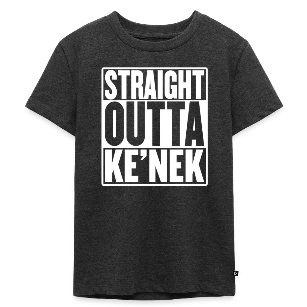 Straight Outta Ke’nek Toddler Premium T-Shirt - heather anthracite